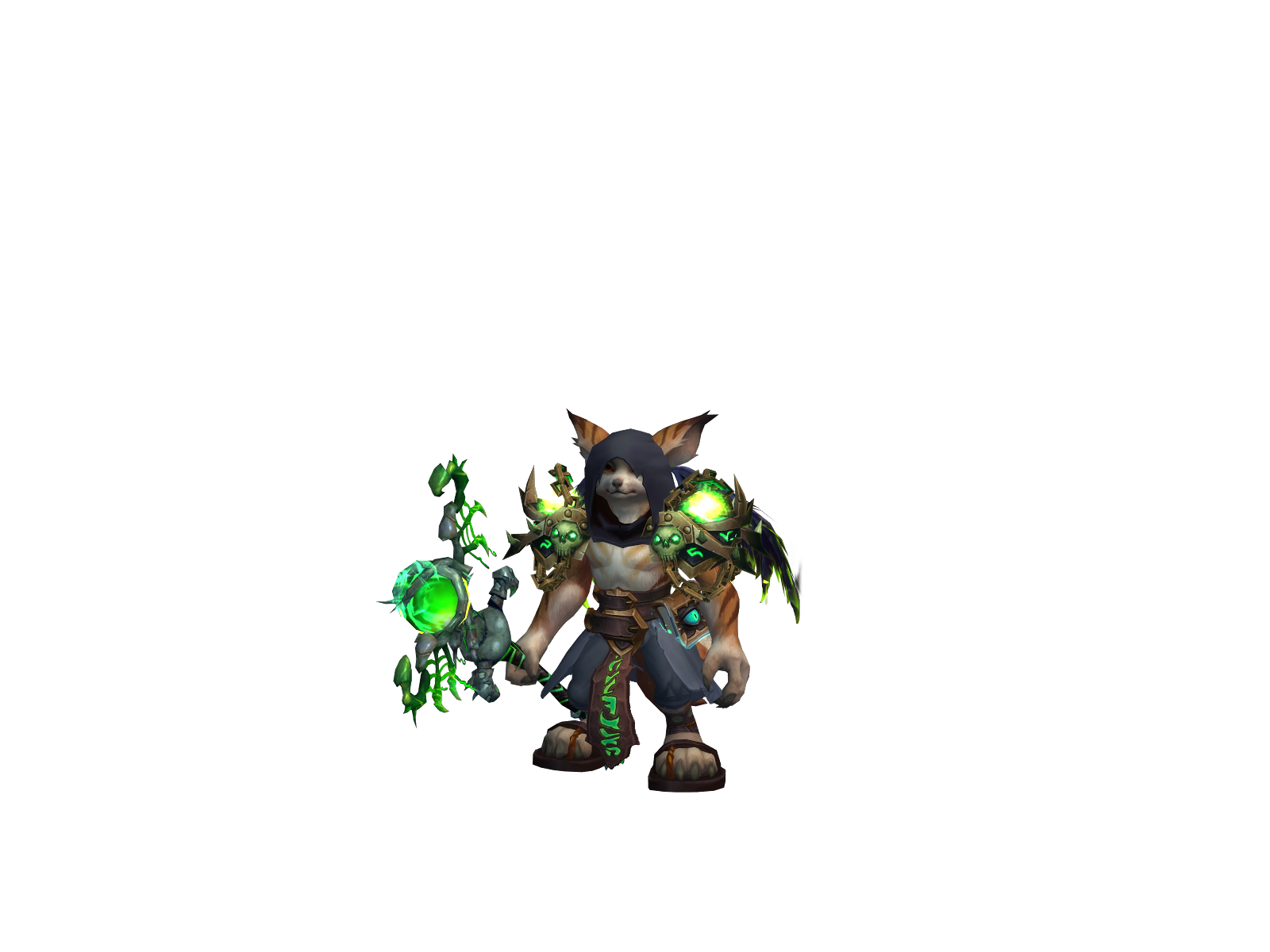 Белкас 3D character render