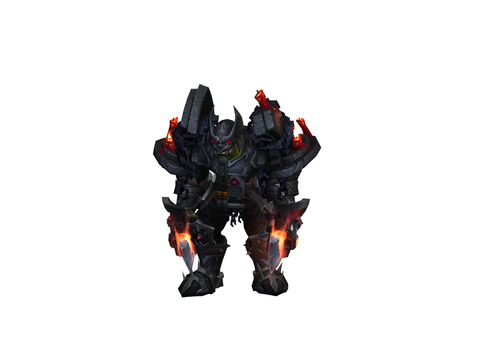 Фатнир 3D character render
