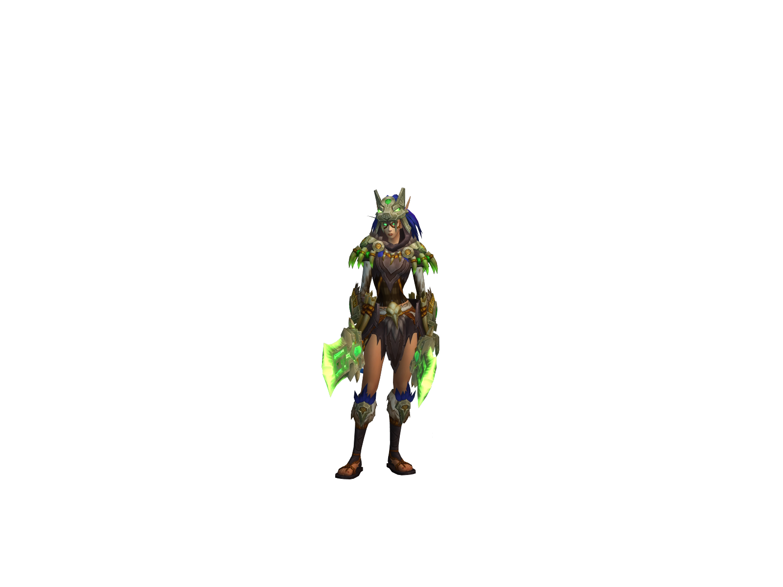 санво 3D character render