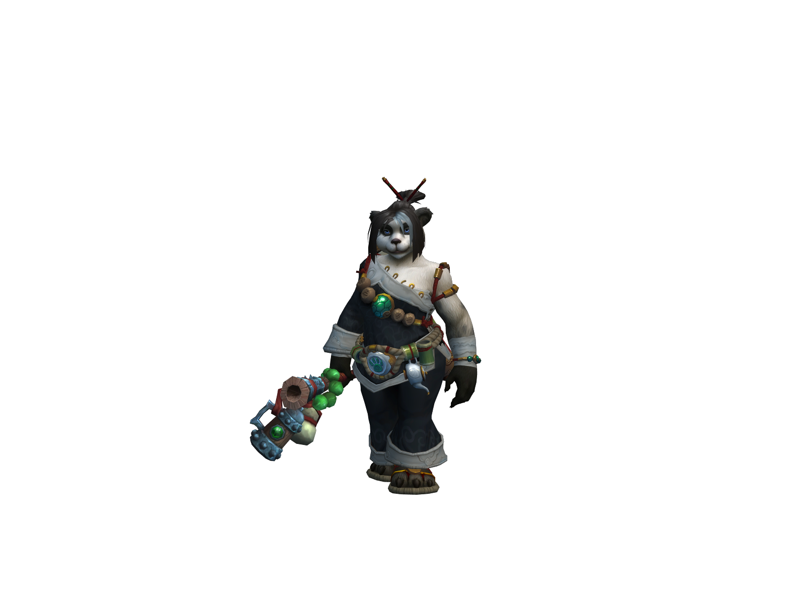 Айсё 3D character render