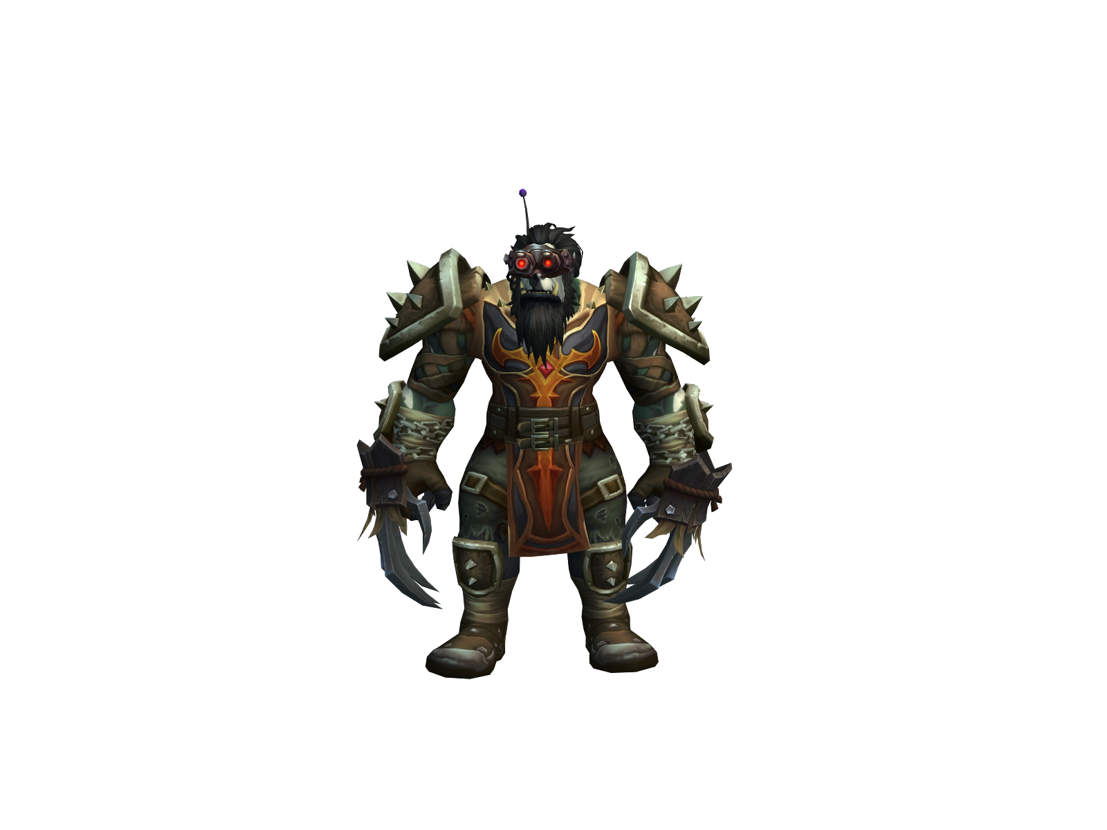 Эбиб 3D character render