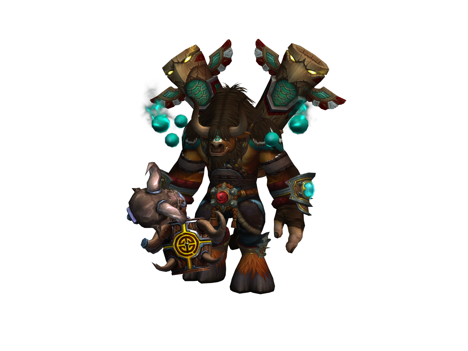 Чёбушек 3D character render