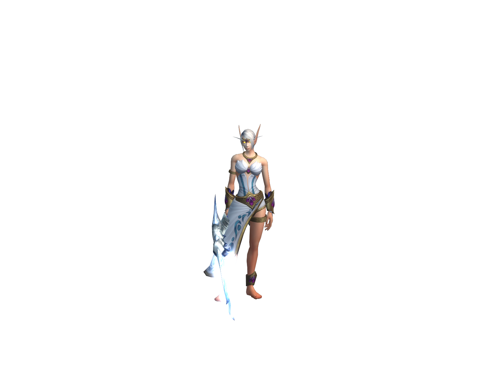 Горящийкуст 3D character render