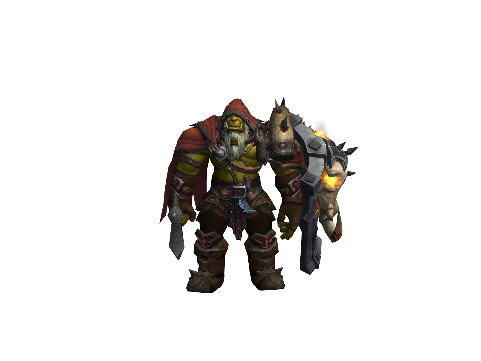 Михавк 3D character render