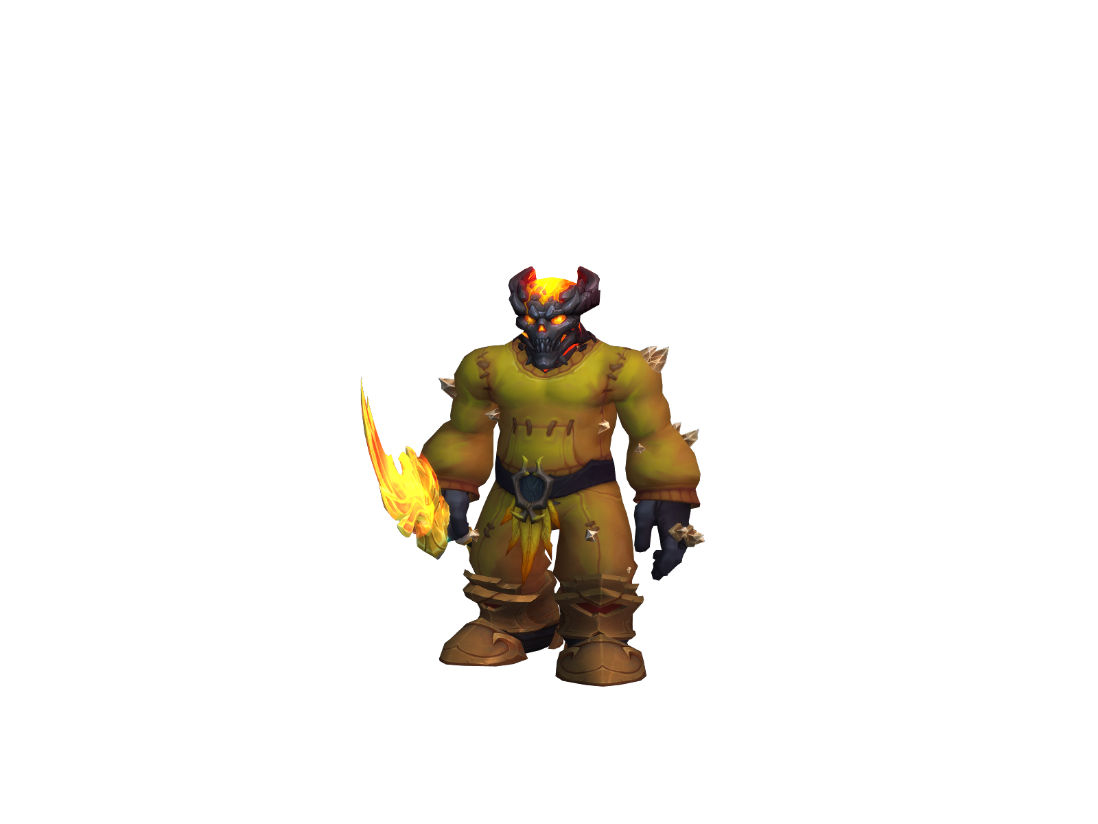 Черноклин 3D character render