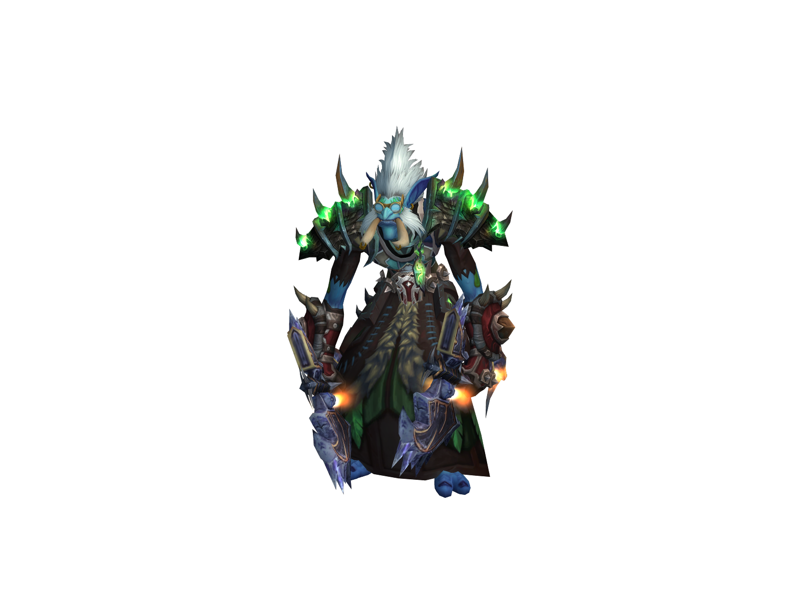 Бёрге 3D character render