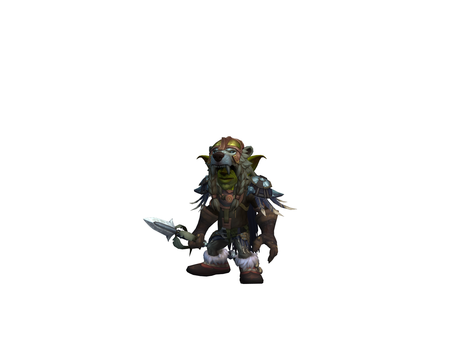 Теахеа 3D character render