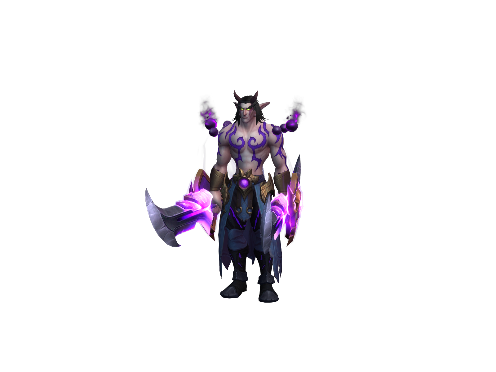 Дарклейн 3D character render