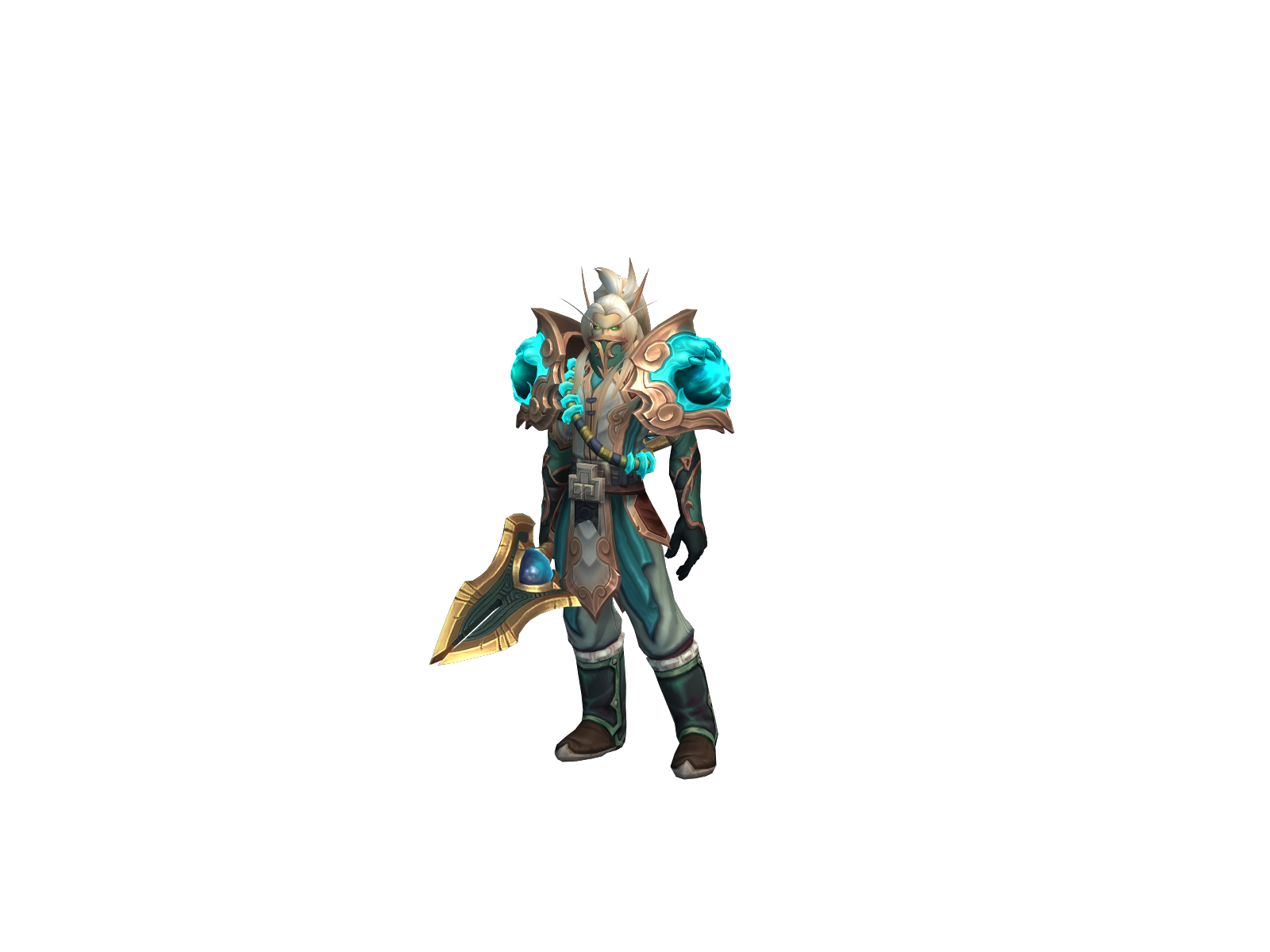 Каратэшка 3D character render