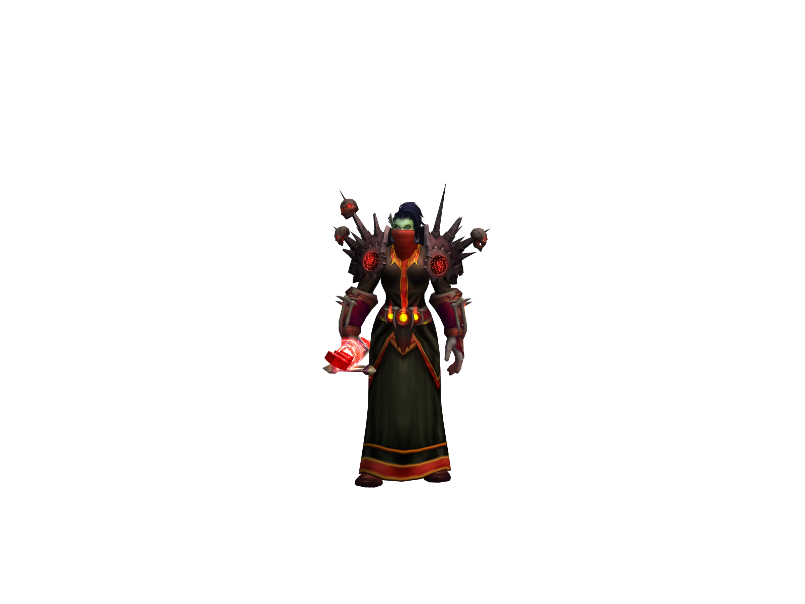 Дигексагон 3D character render