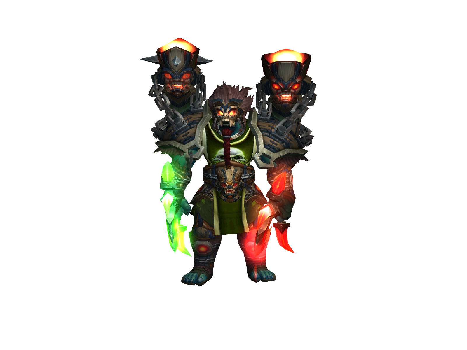 Громорк 3D character render
