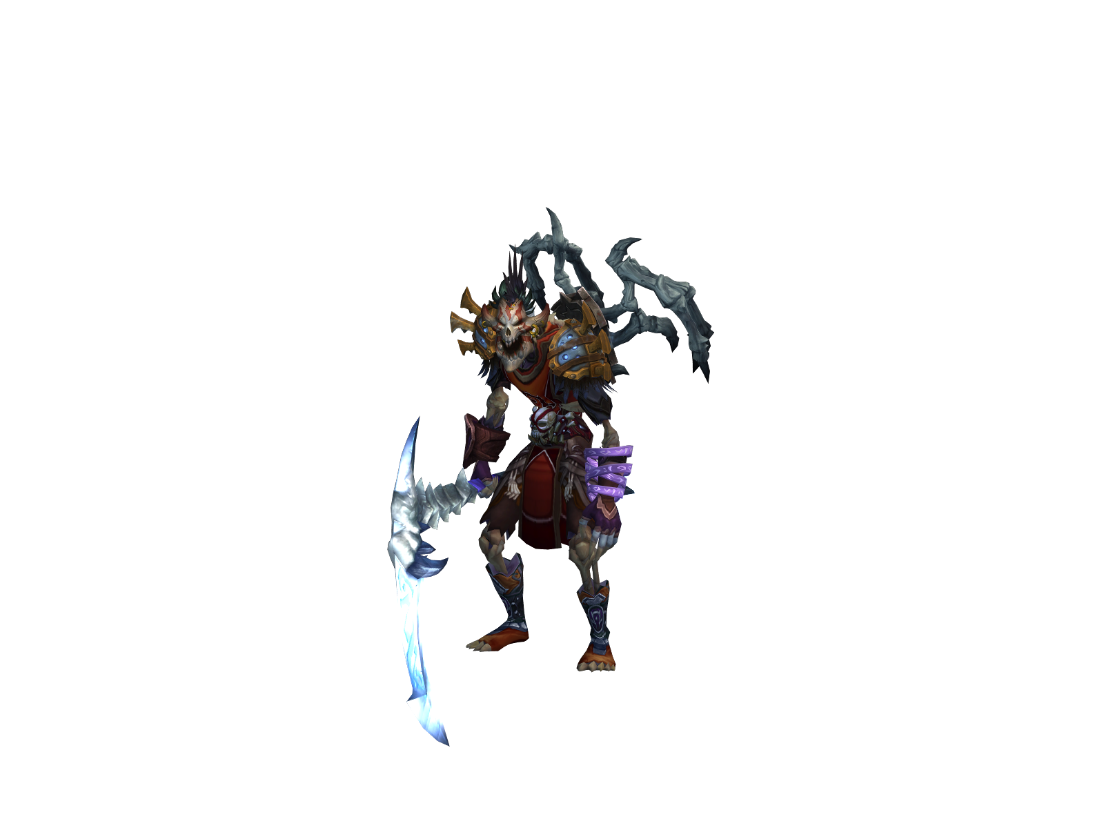 макинтайр 3D character render