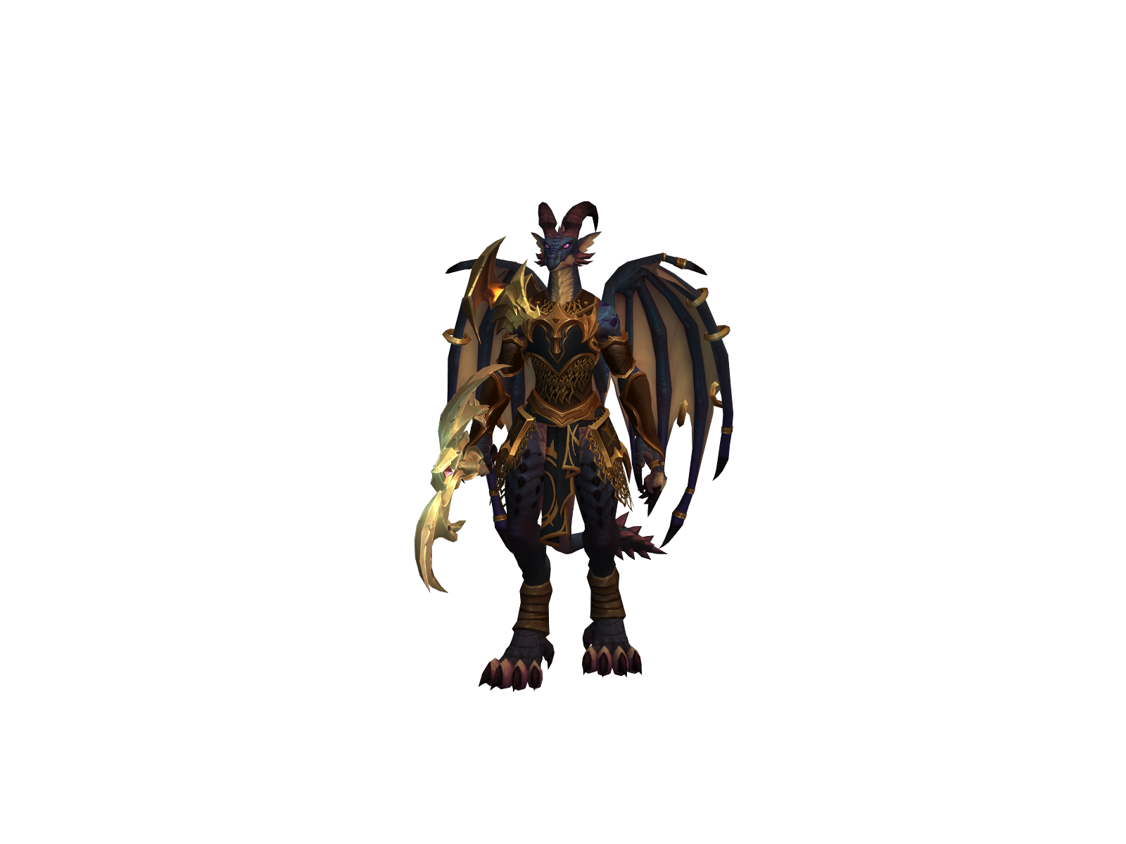 Бланфас 3D character render