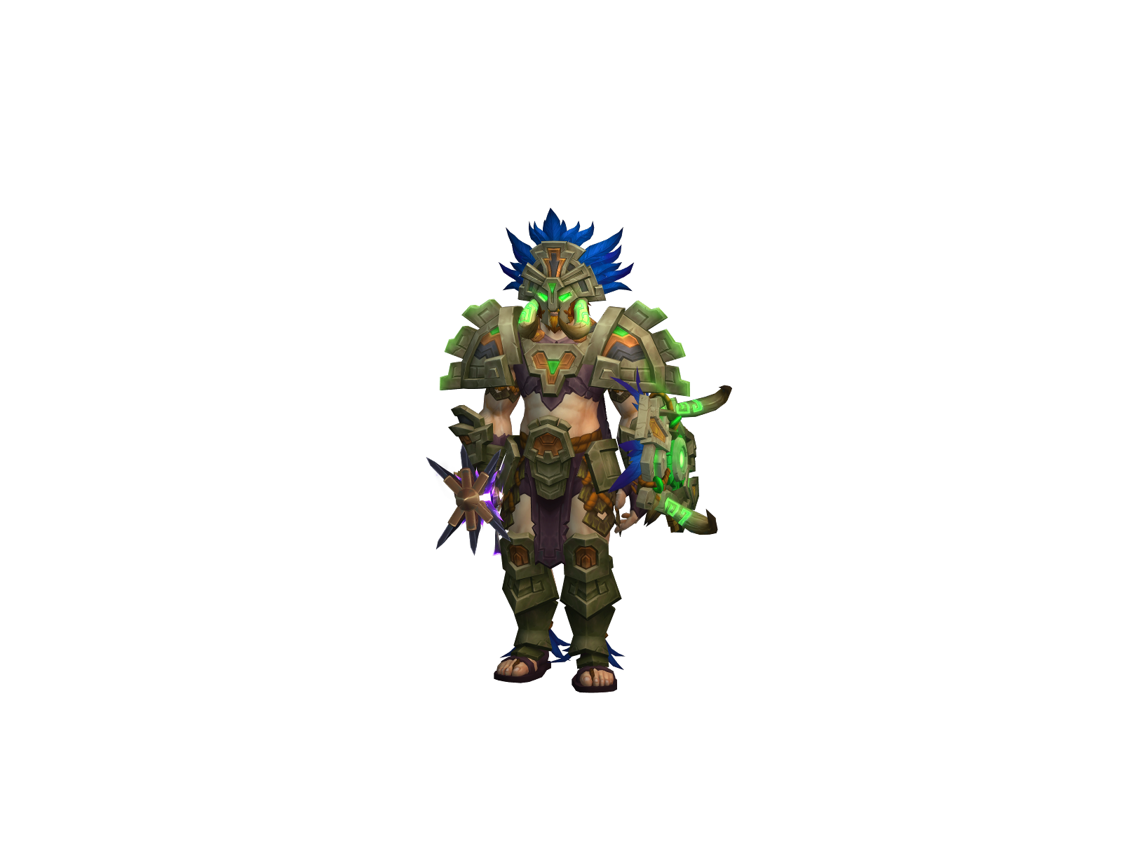 атрон 3D character render