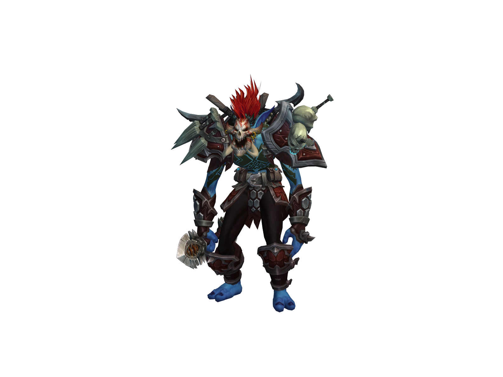 Зуланзел 3D character render