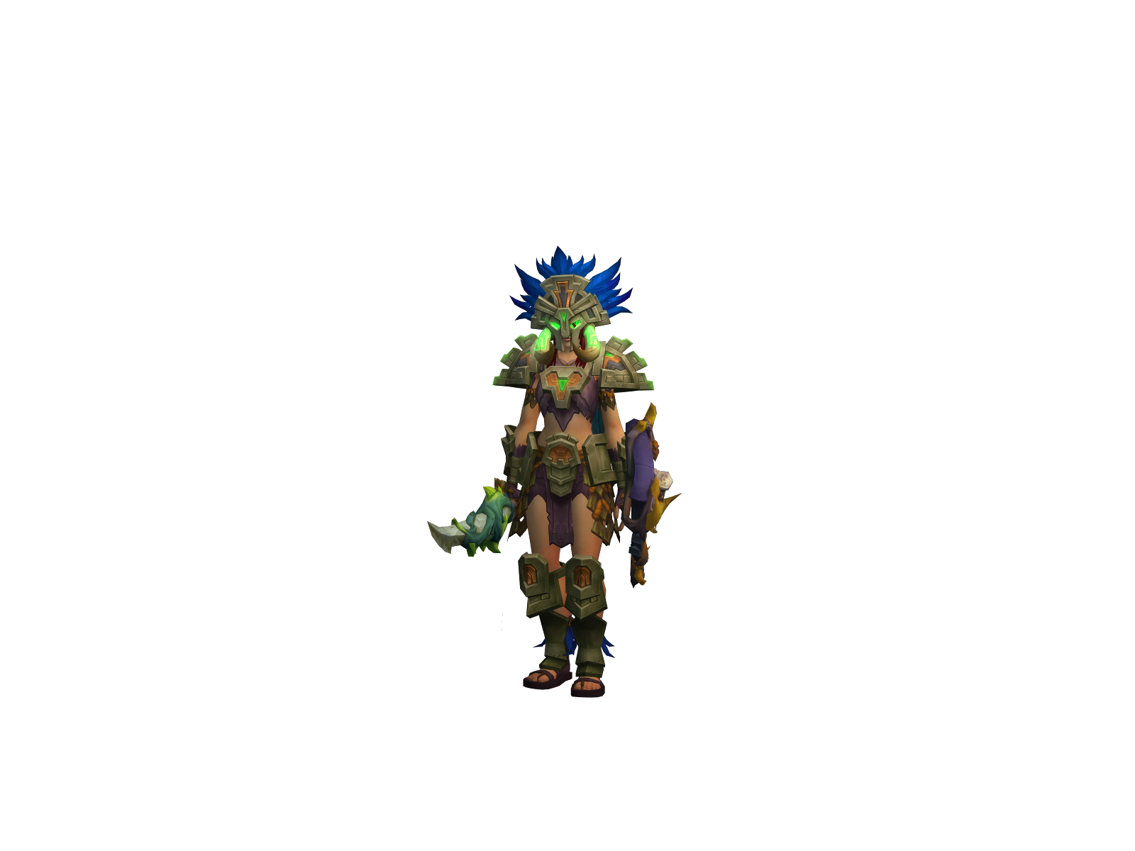 Абубак 3D character render