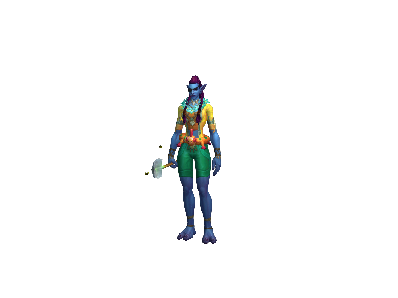Цианида 3D character render