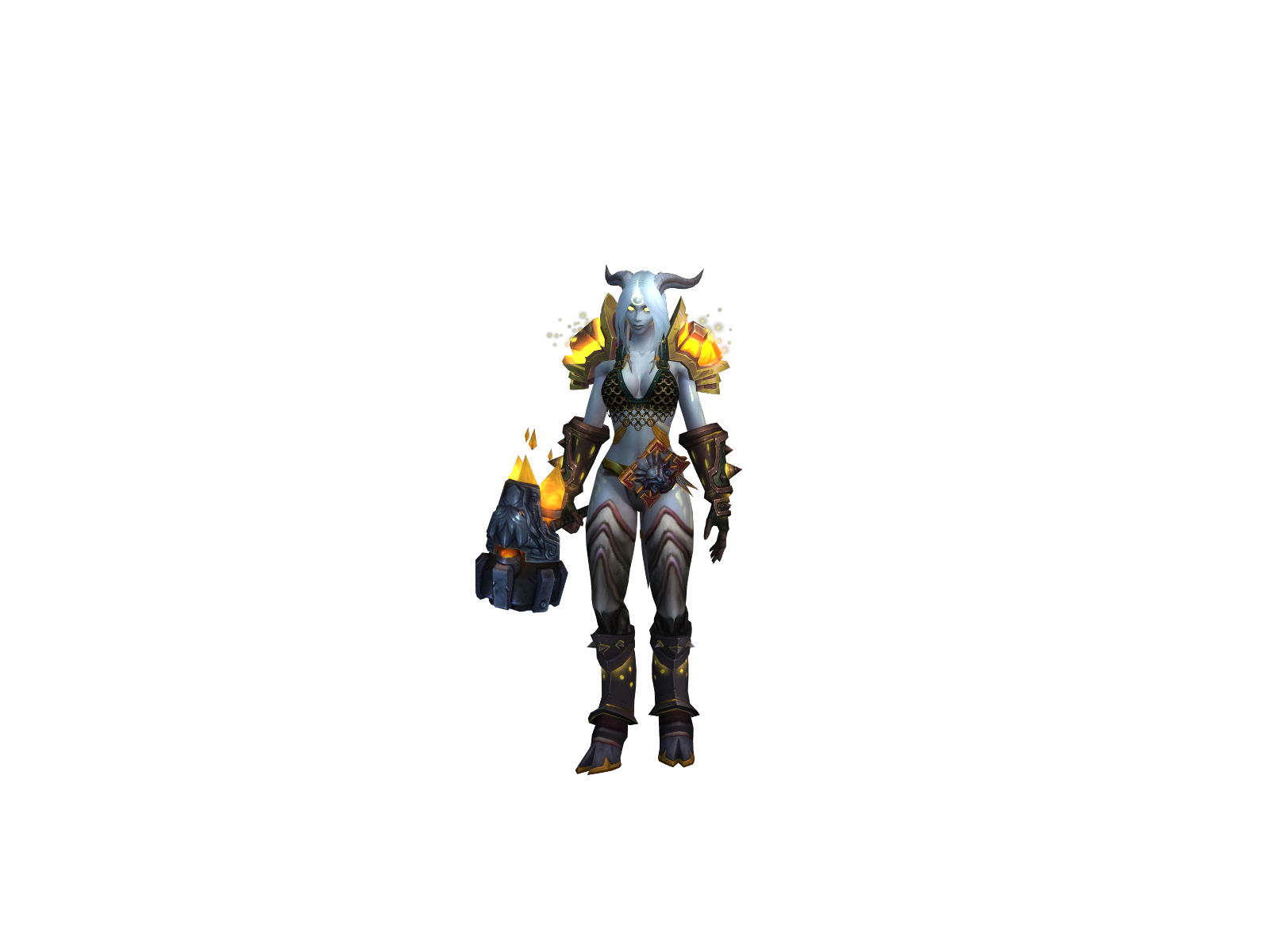 Ниона 3D character render