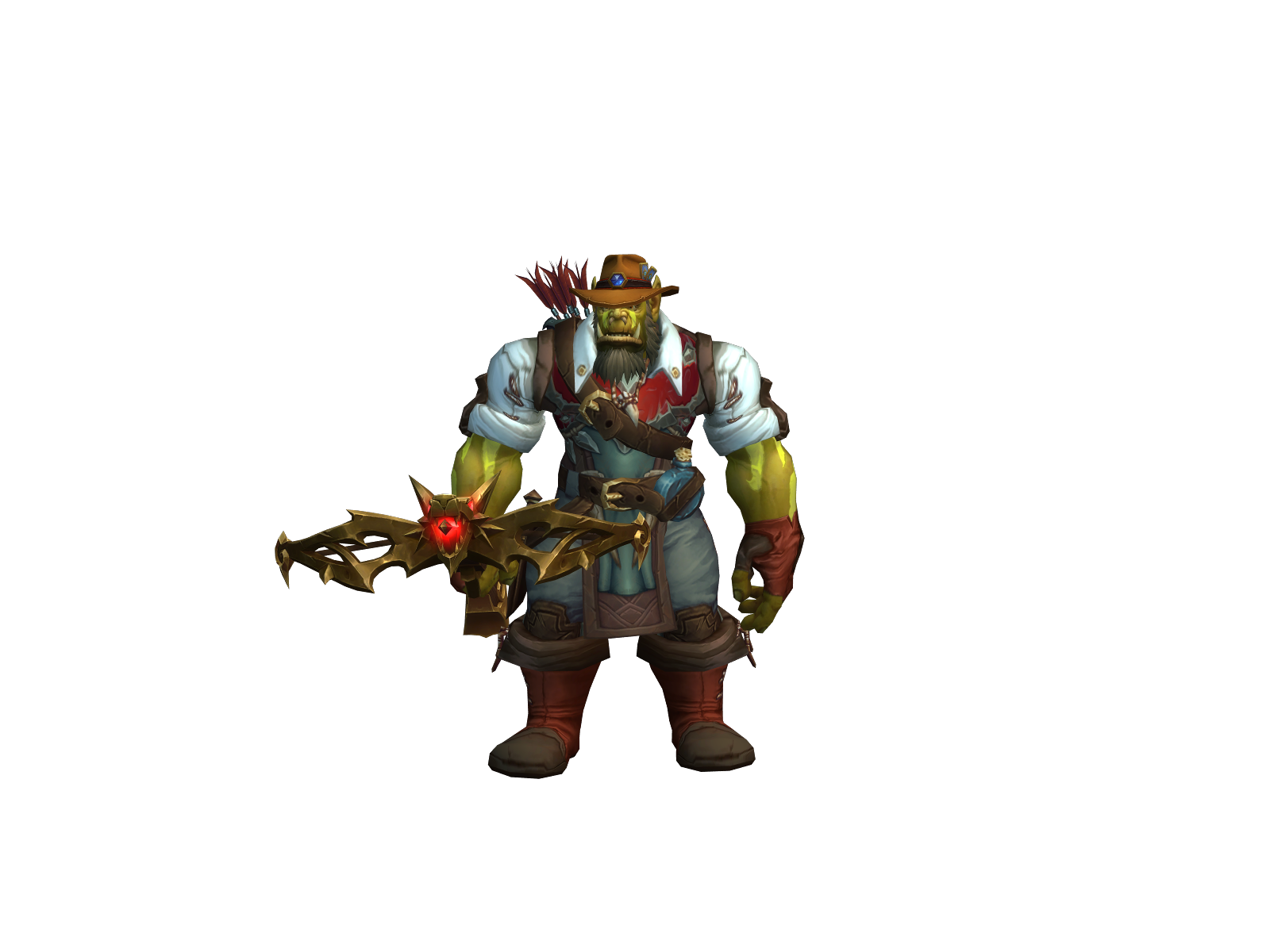 Хуандрэ 3D character render