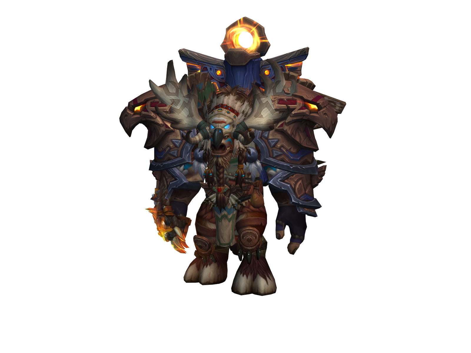Хонон 3D character render