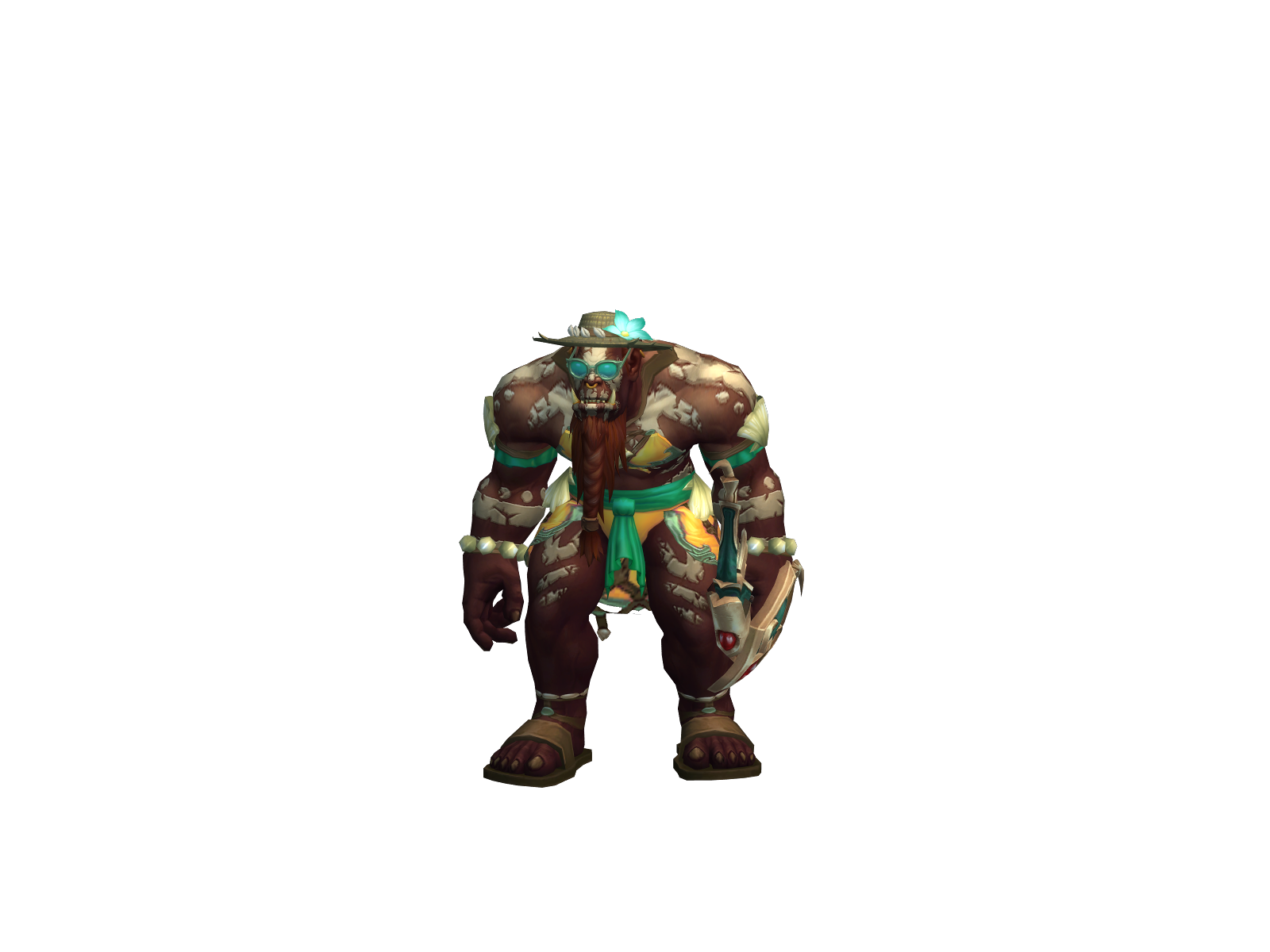 Муинн 3D character render