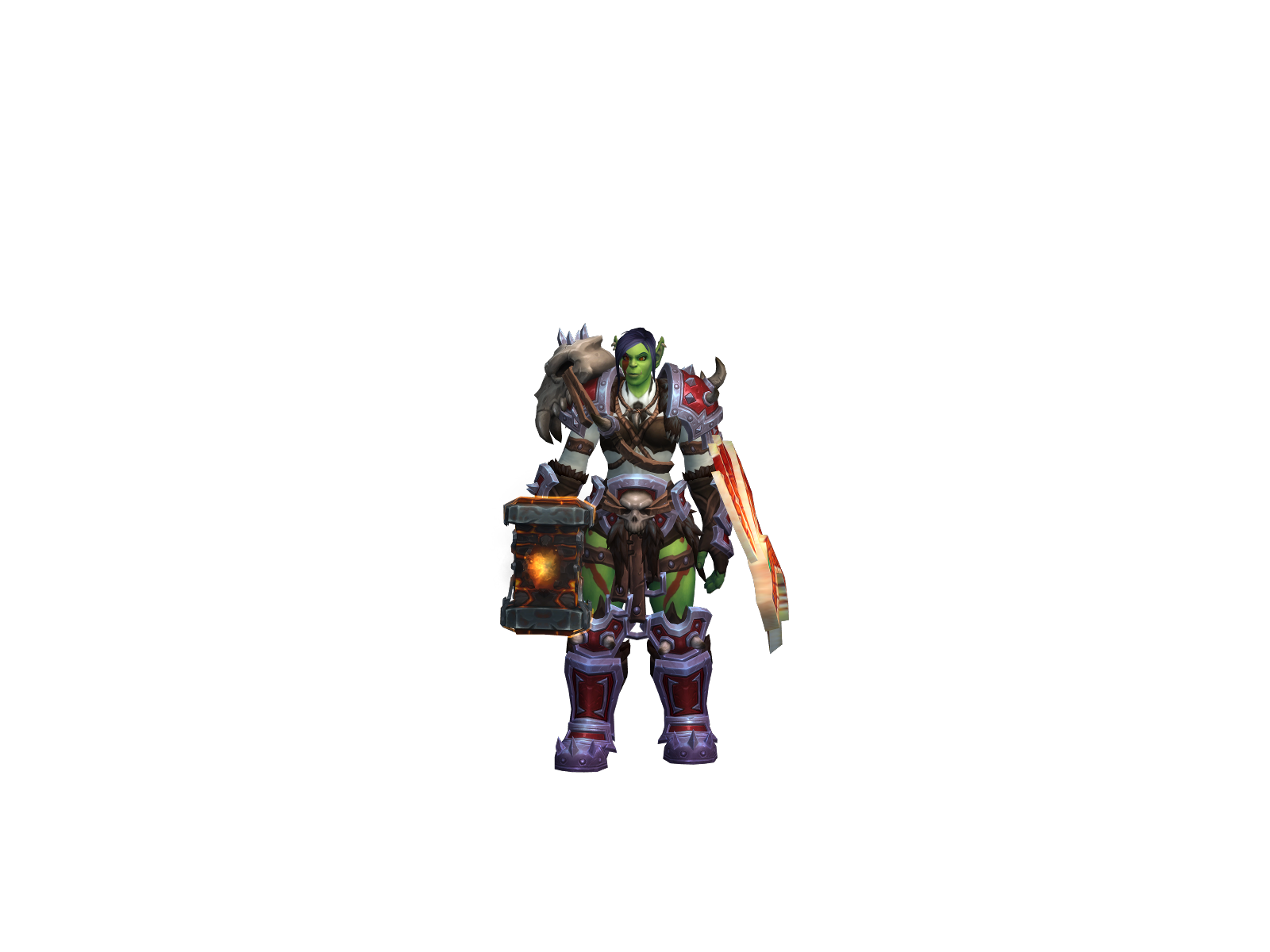 Джекичейн 3D character render