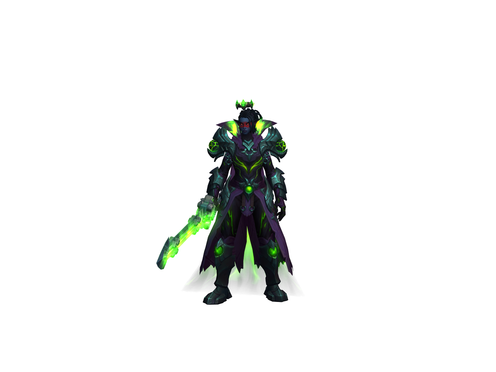 Дрэйна 3D character render