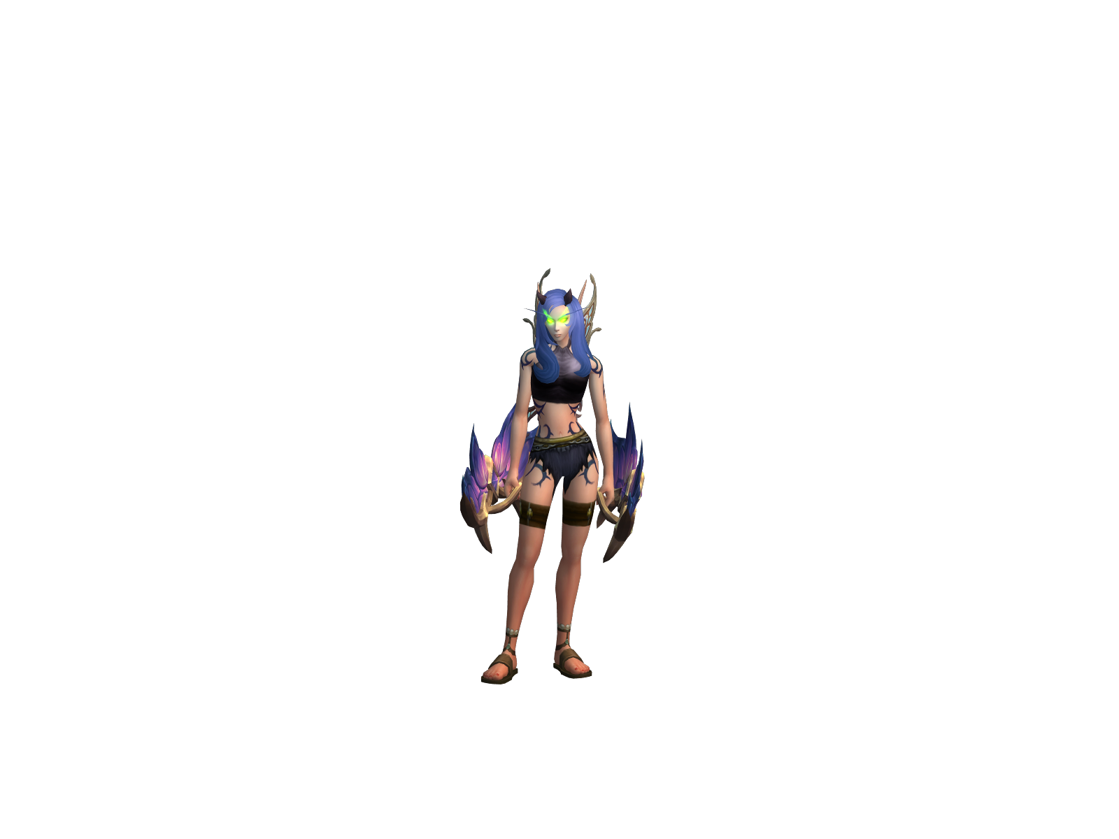 Катядуротар 3D character render