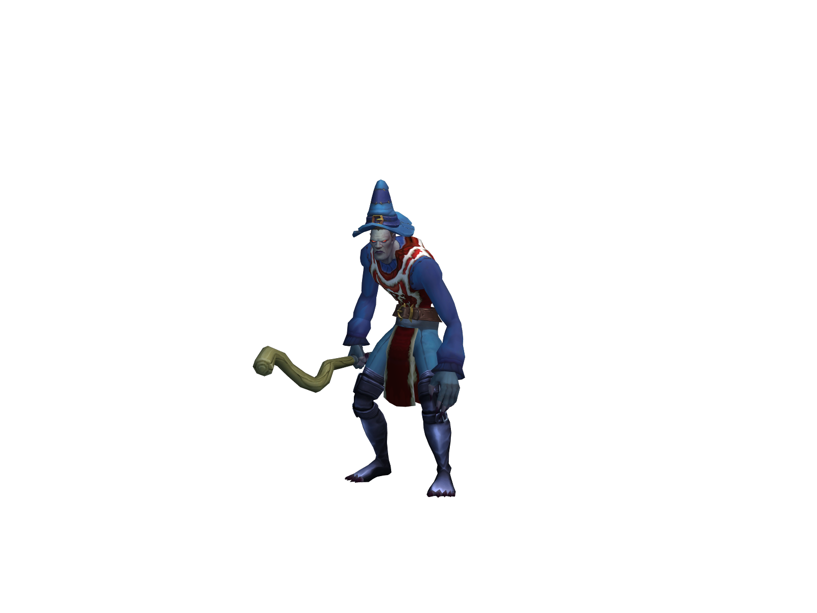 Белик 3D character render