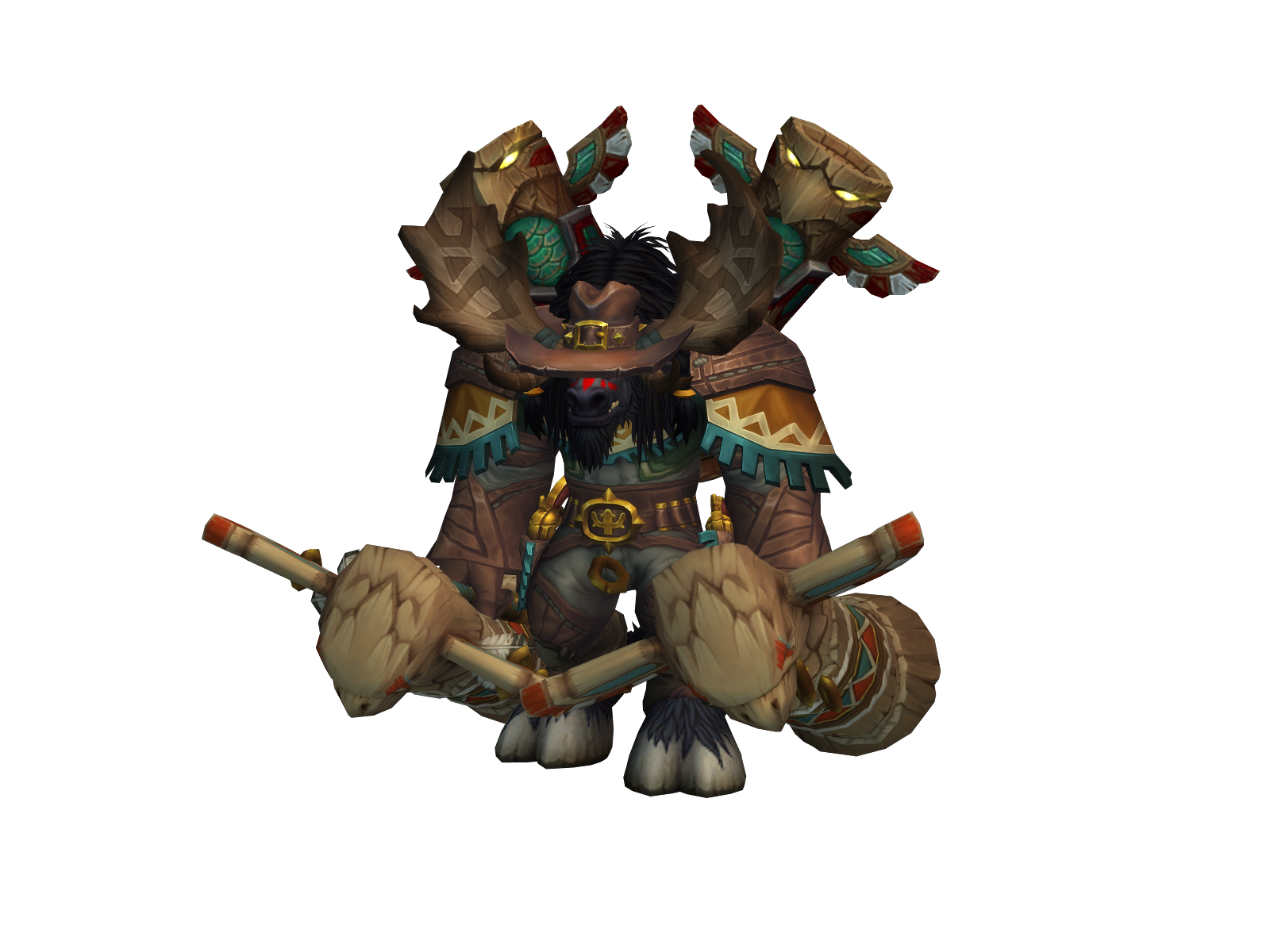Лурнай 3D character render