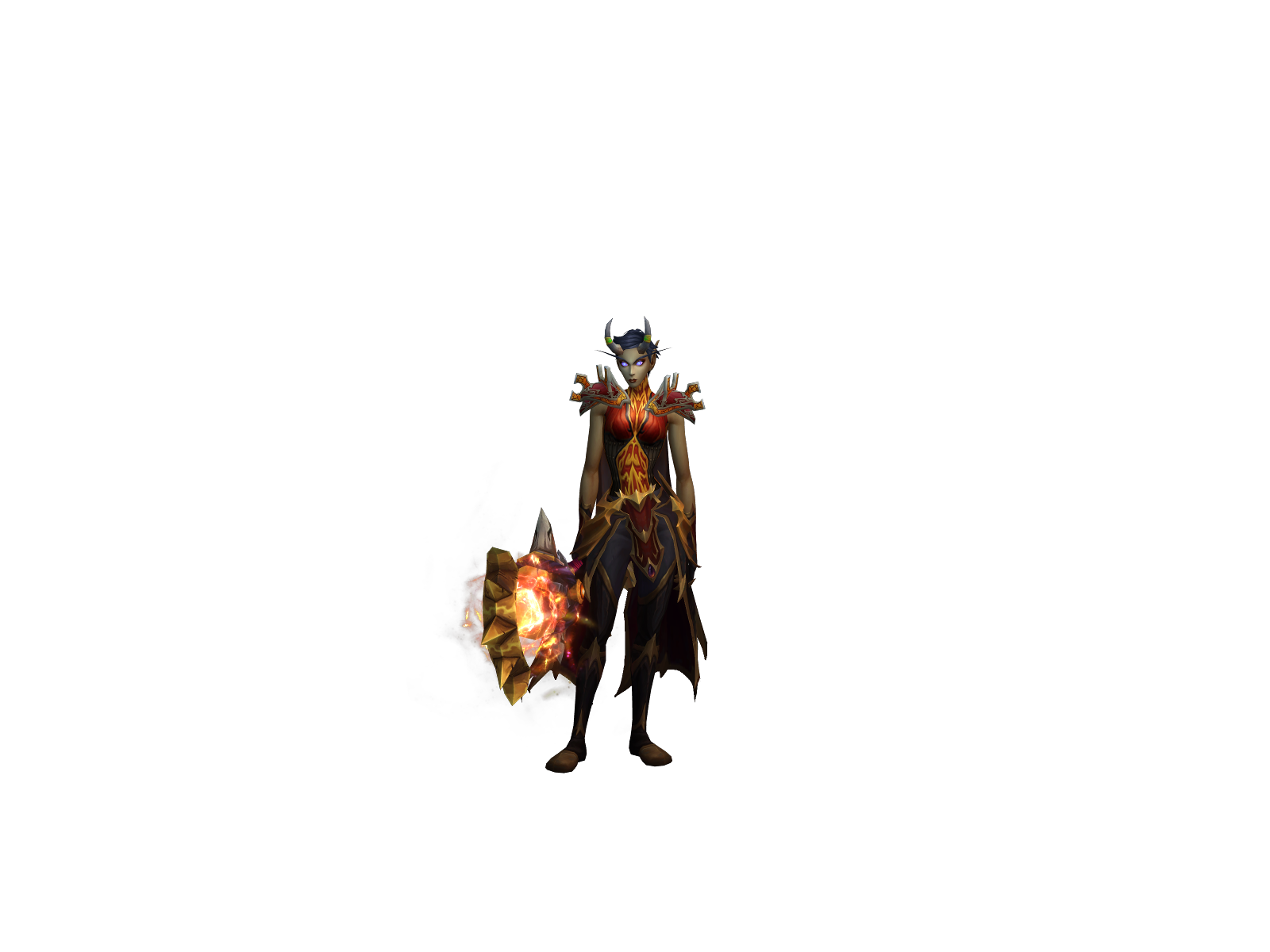 Файерин 3D character render