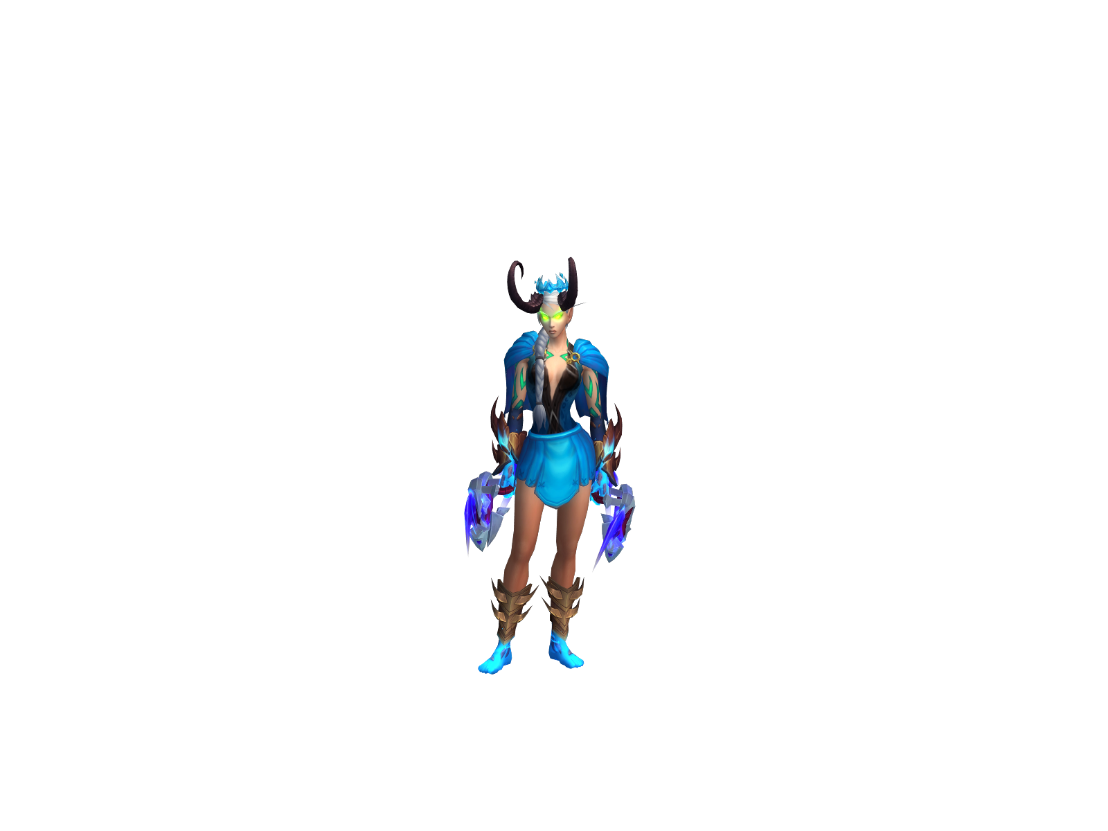 Чебу 3D character render