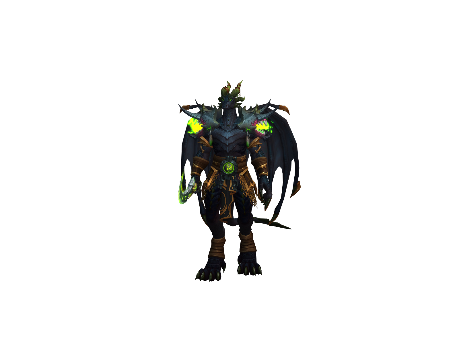 Нигилюкса 3D character render