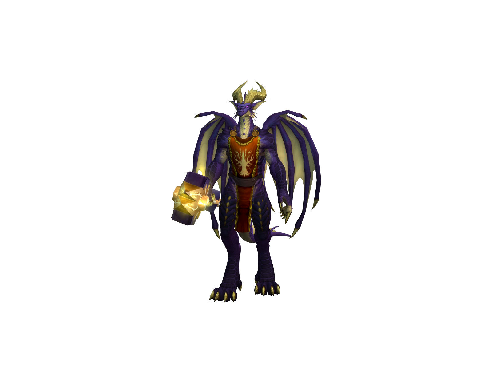 Spyro 3D character render