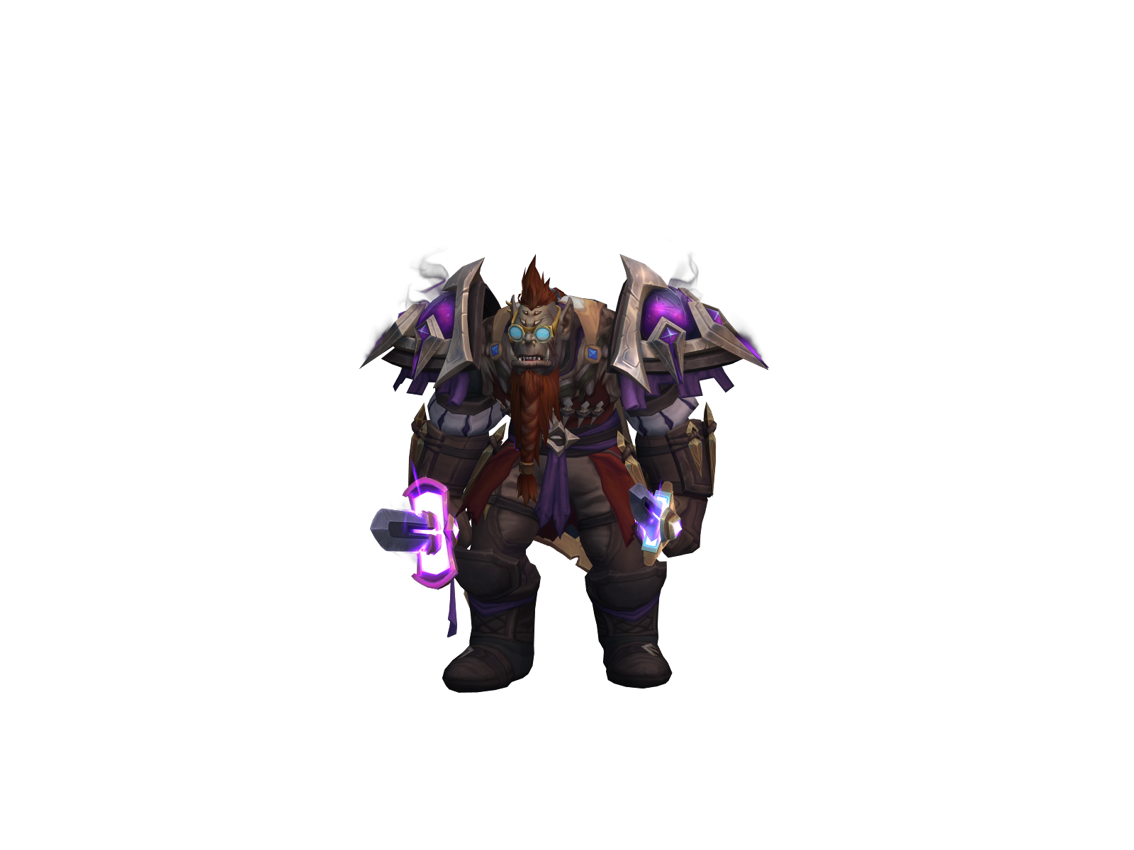 Gahet 3D character render