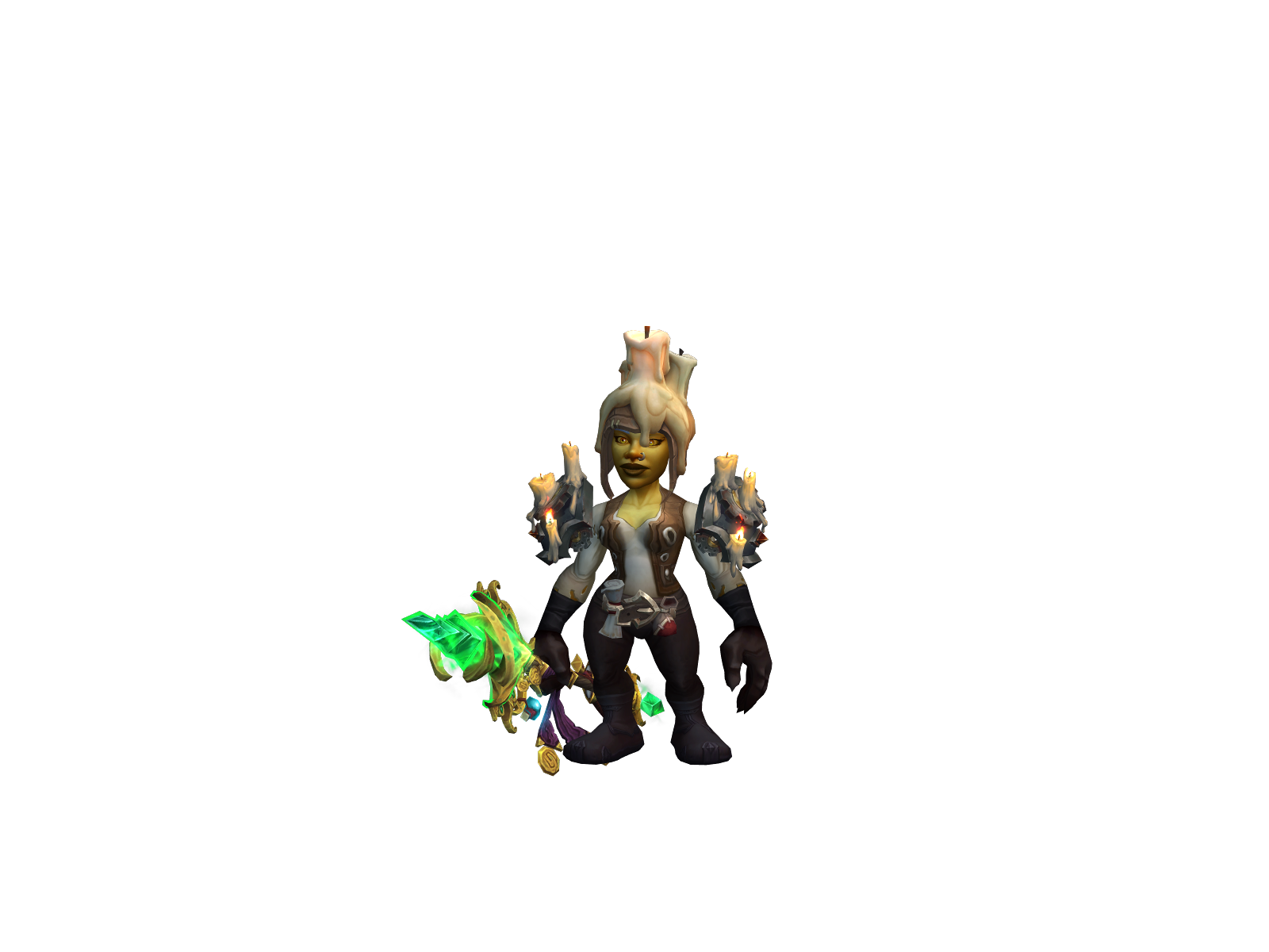 Cleoxis 3D character render