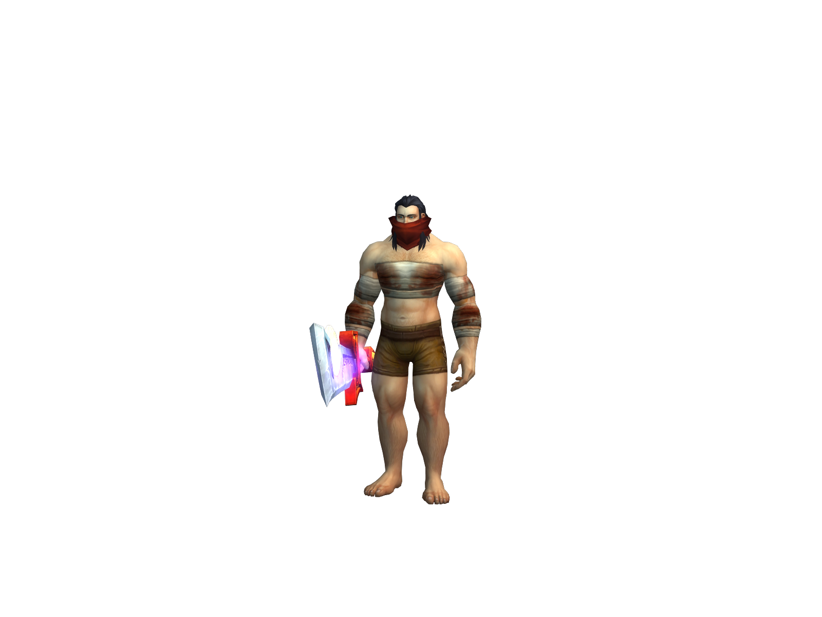 Mermerov 3D character render