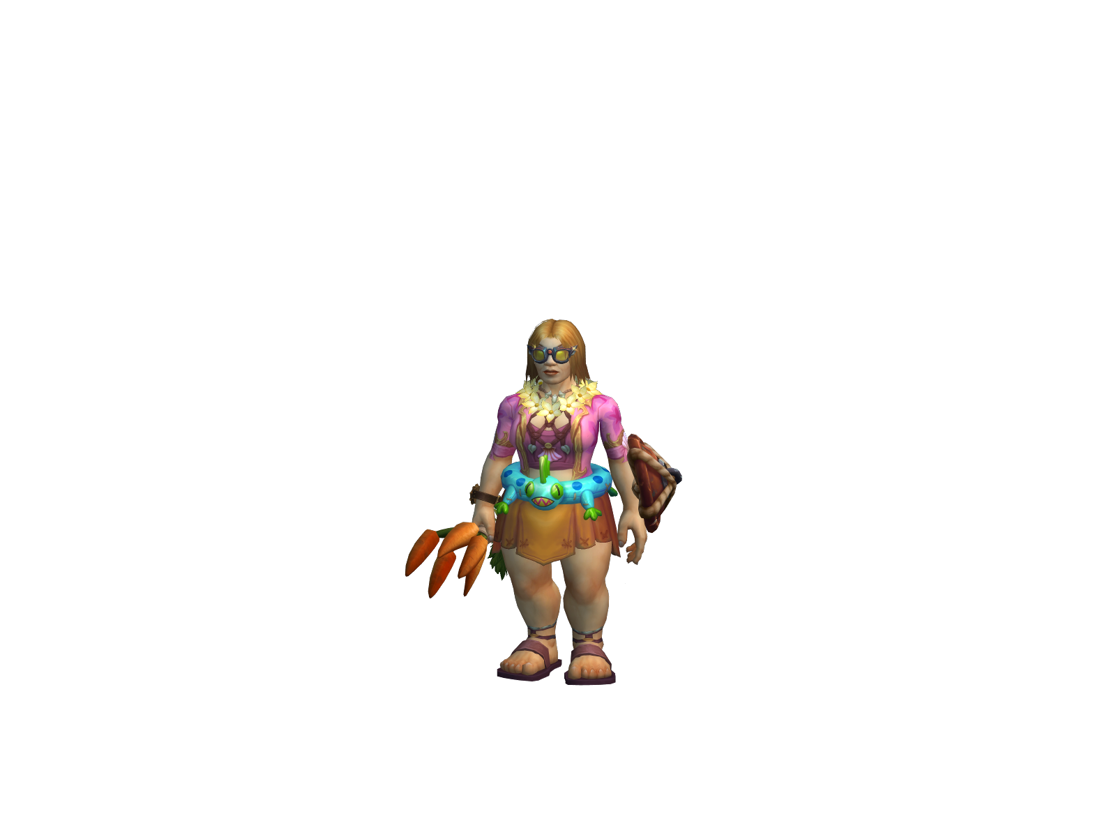Greta 3D character render