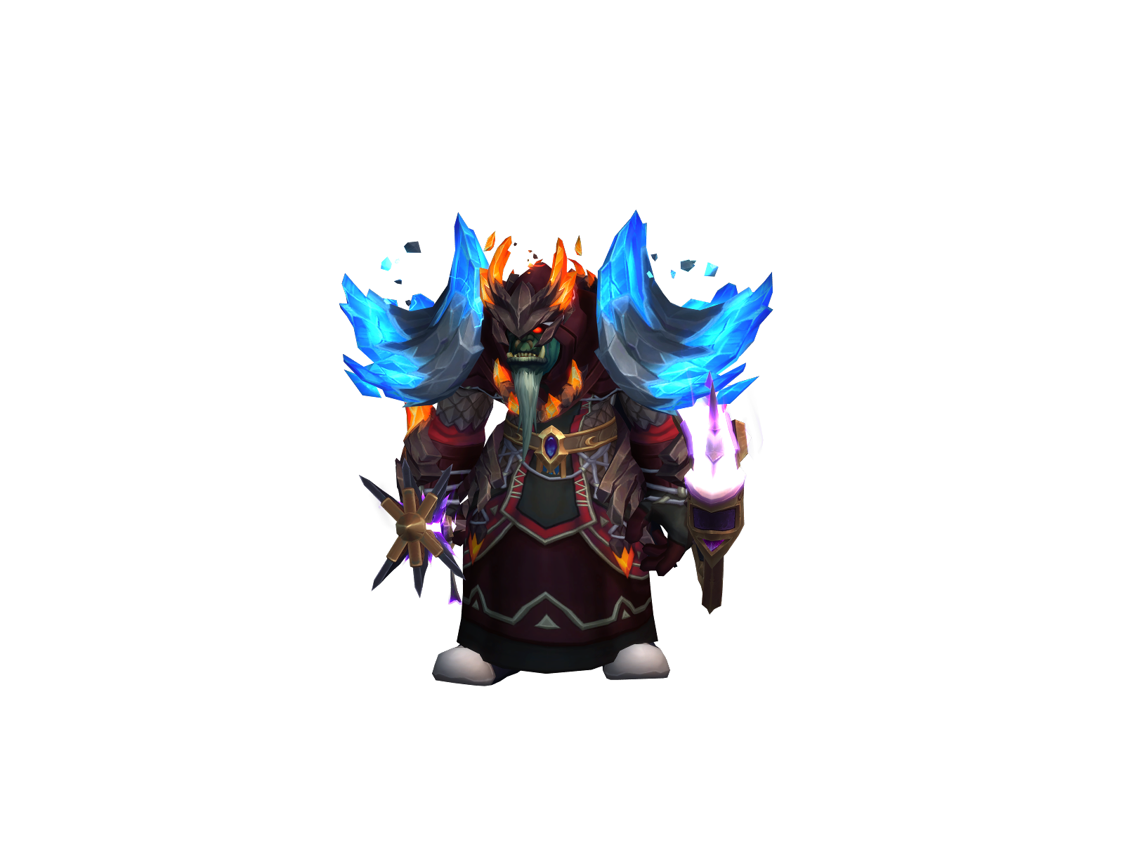 Malefilous 3D character render