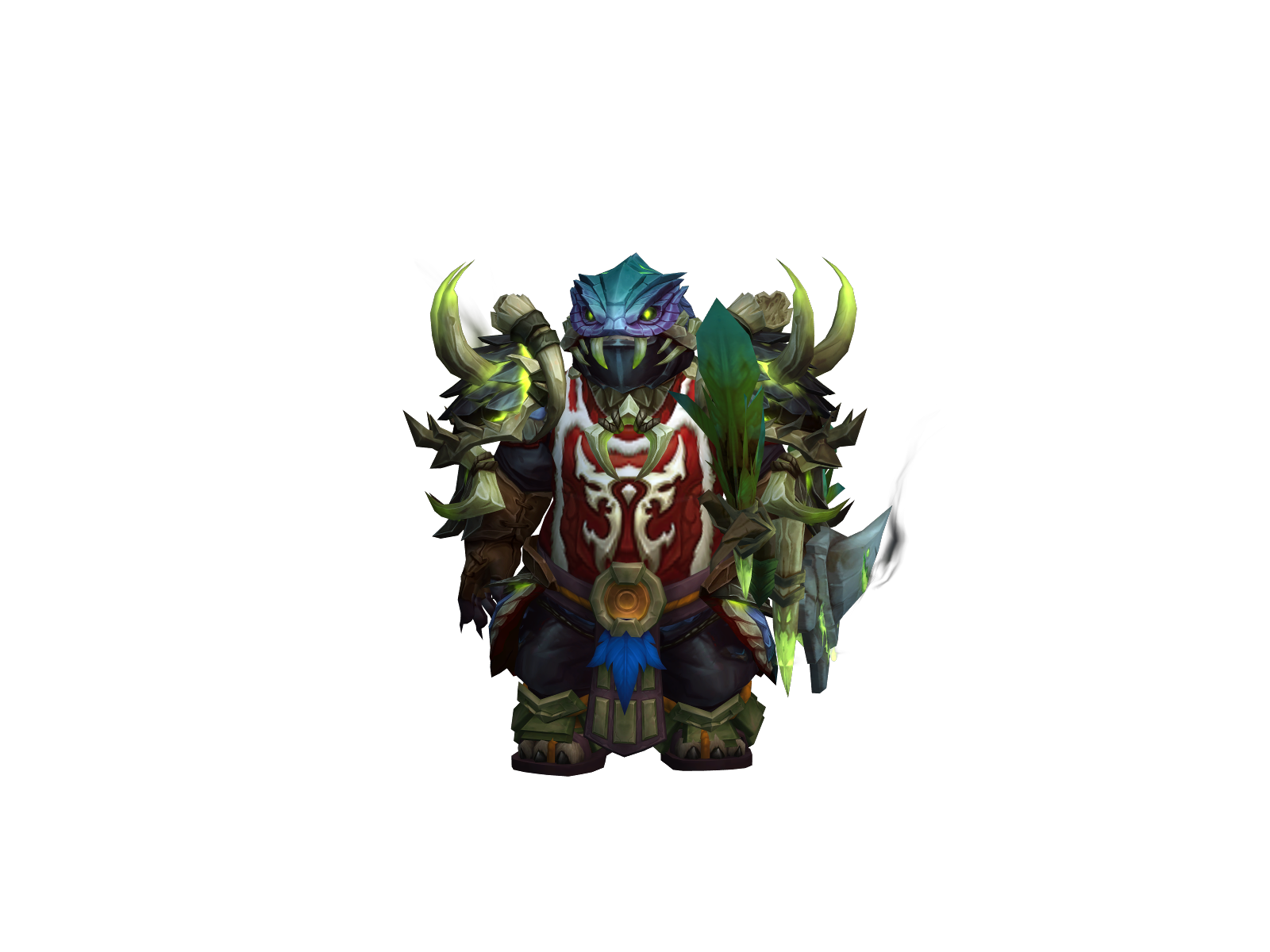 Grecha 3D character render