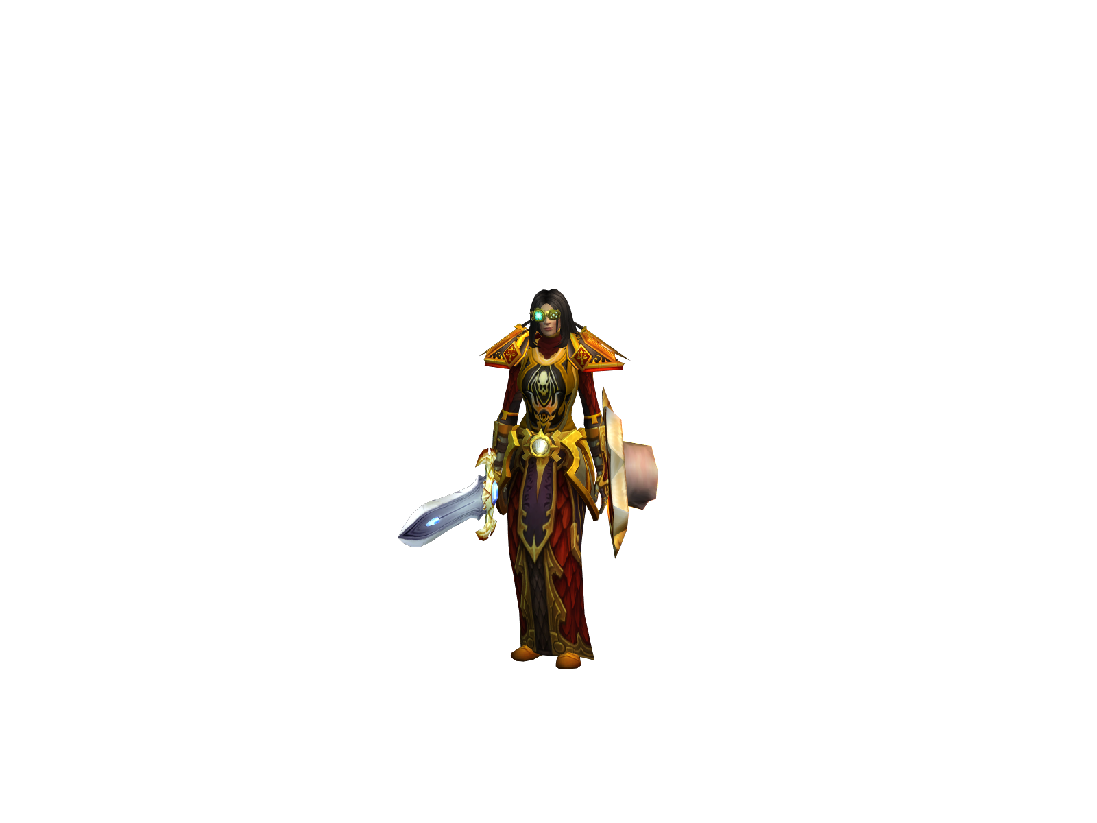 Unplayable 3D character render