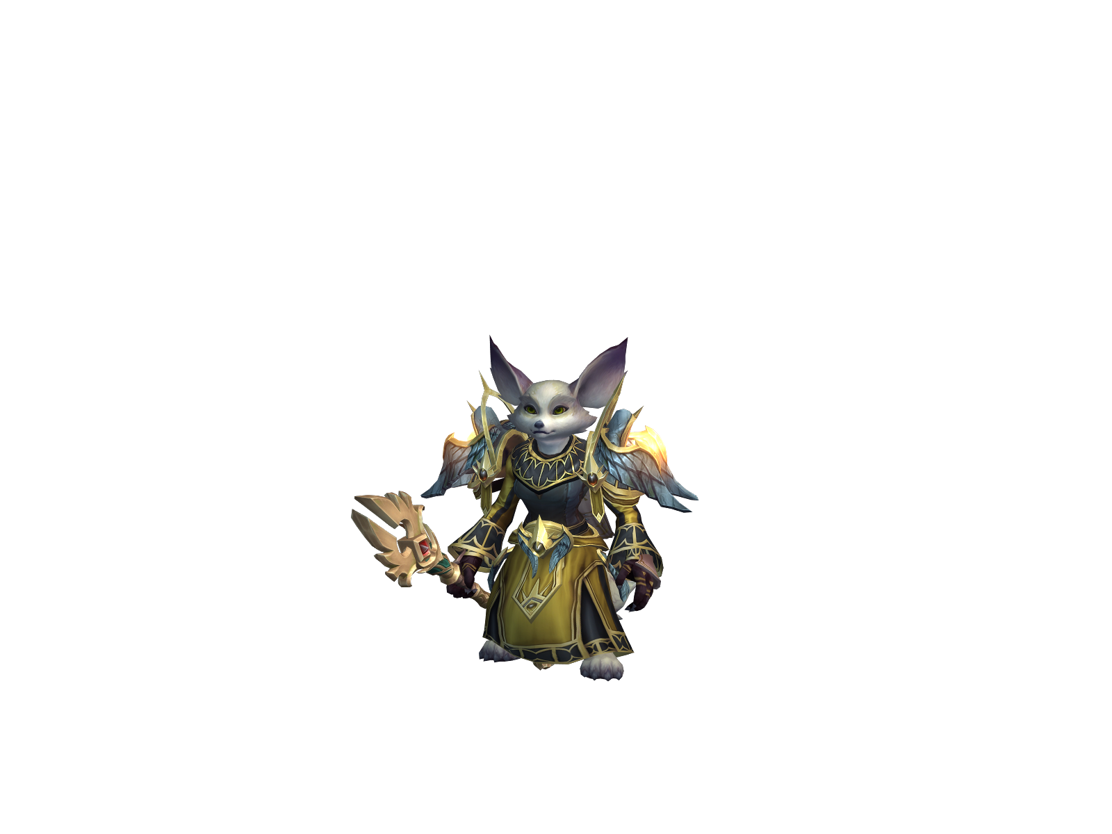 Milessa 3D character render