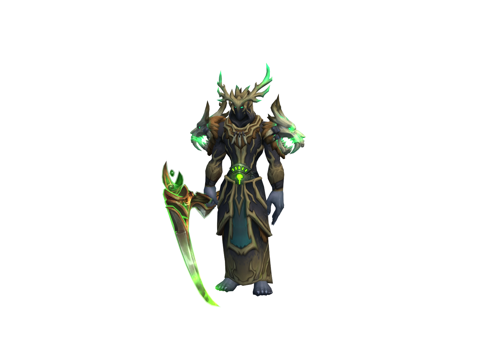 Úcho 3D character render