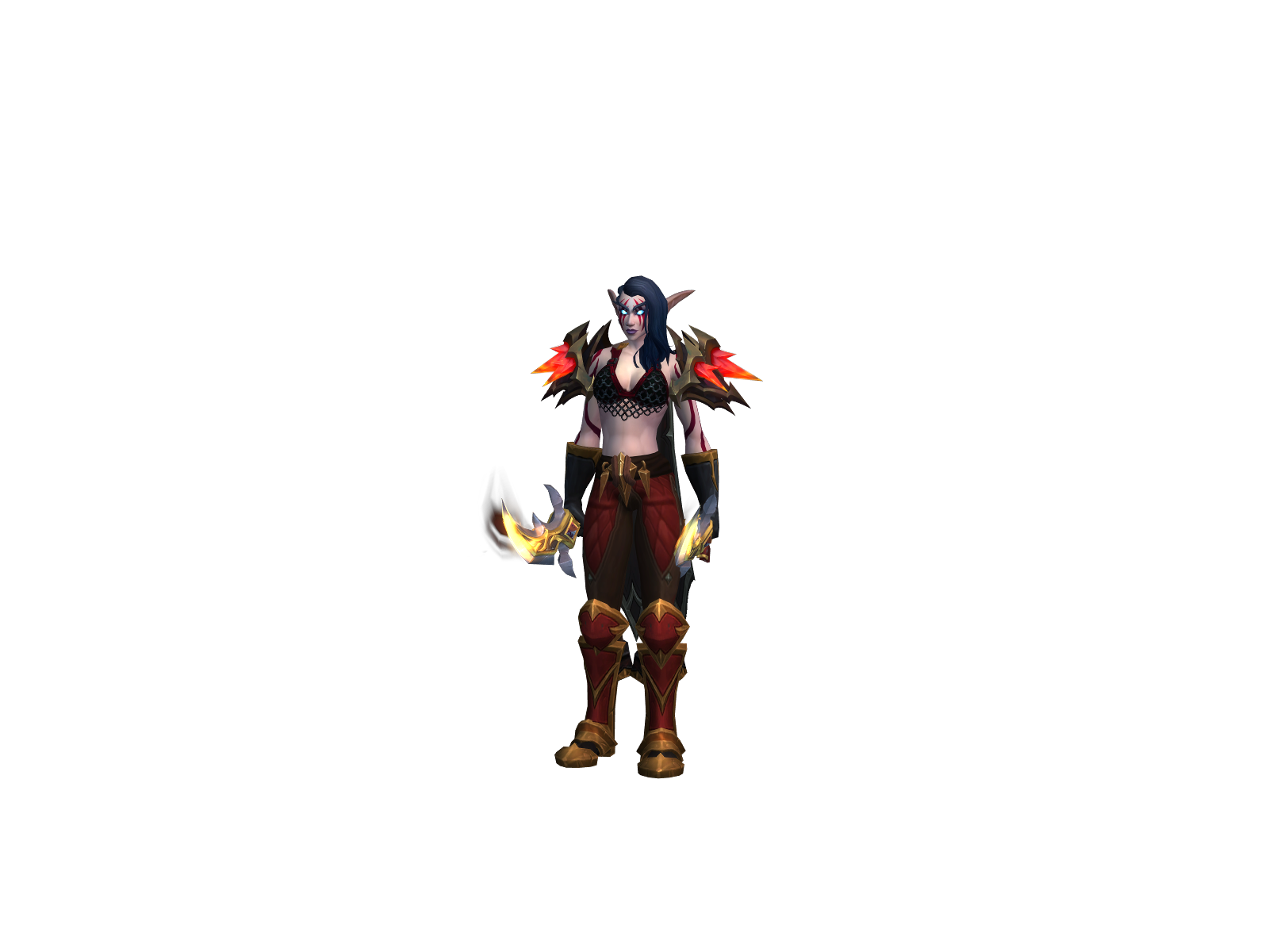 Blackshadow 3D character render