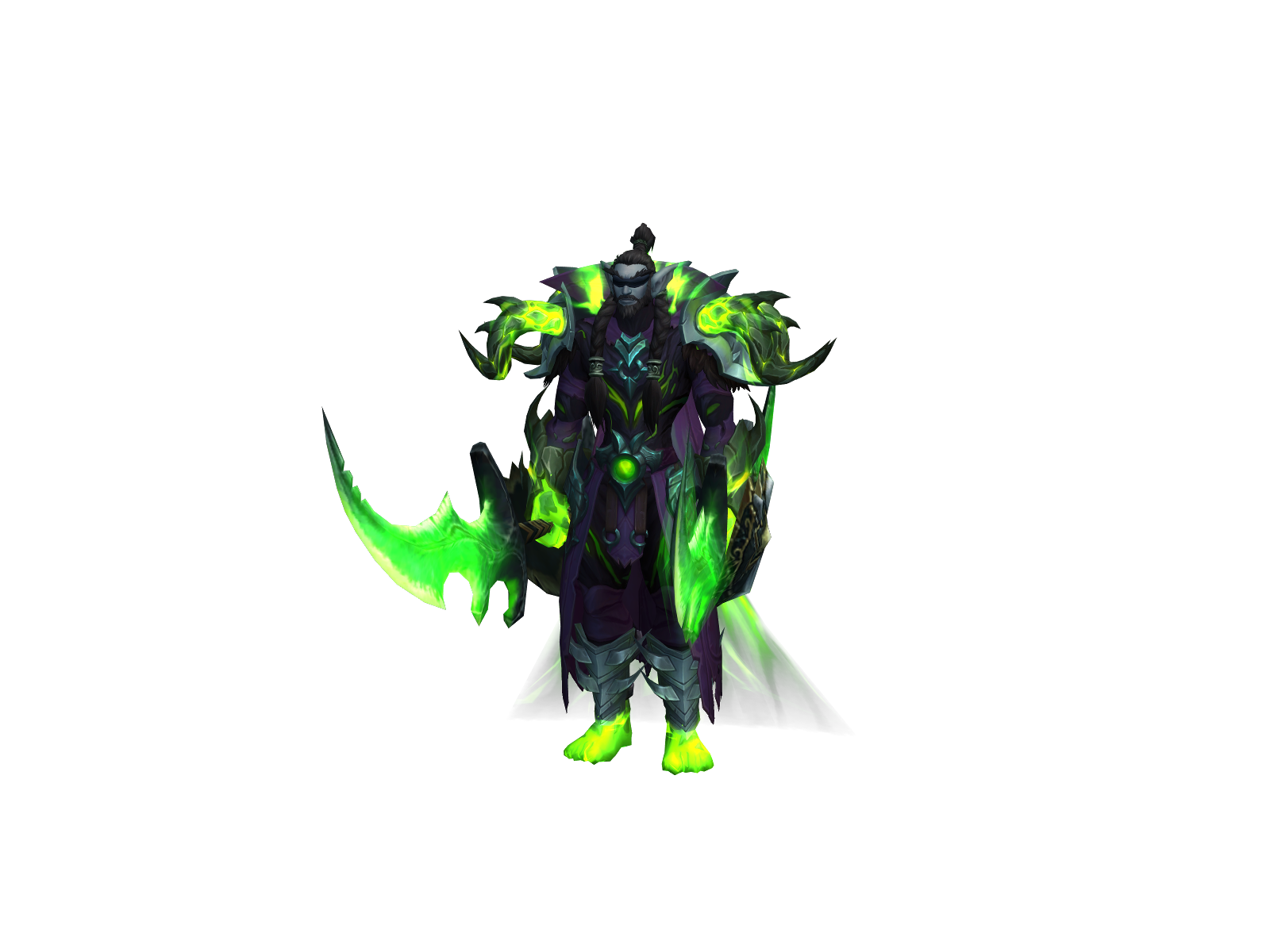 Deathrush 3D character render