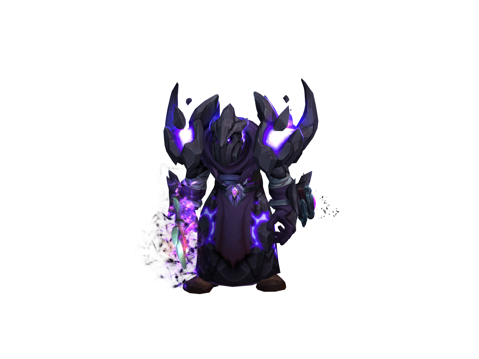 Dench 3D character render