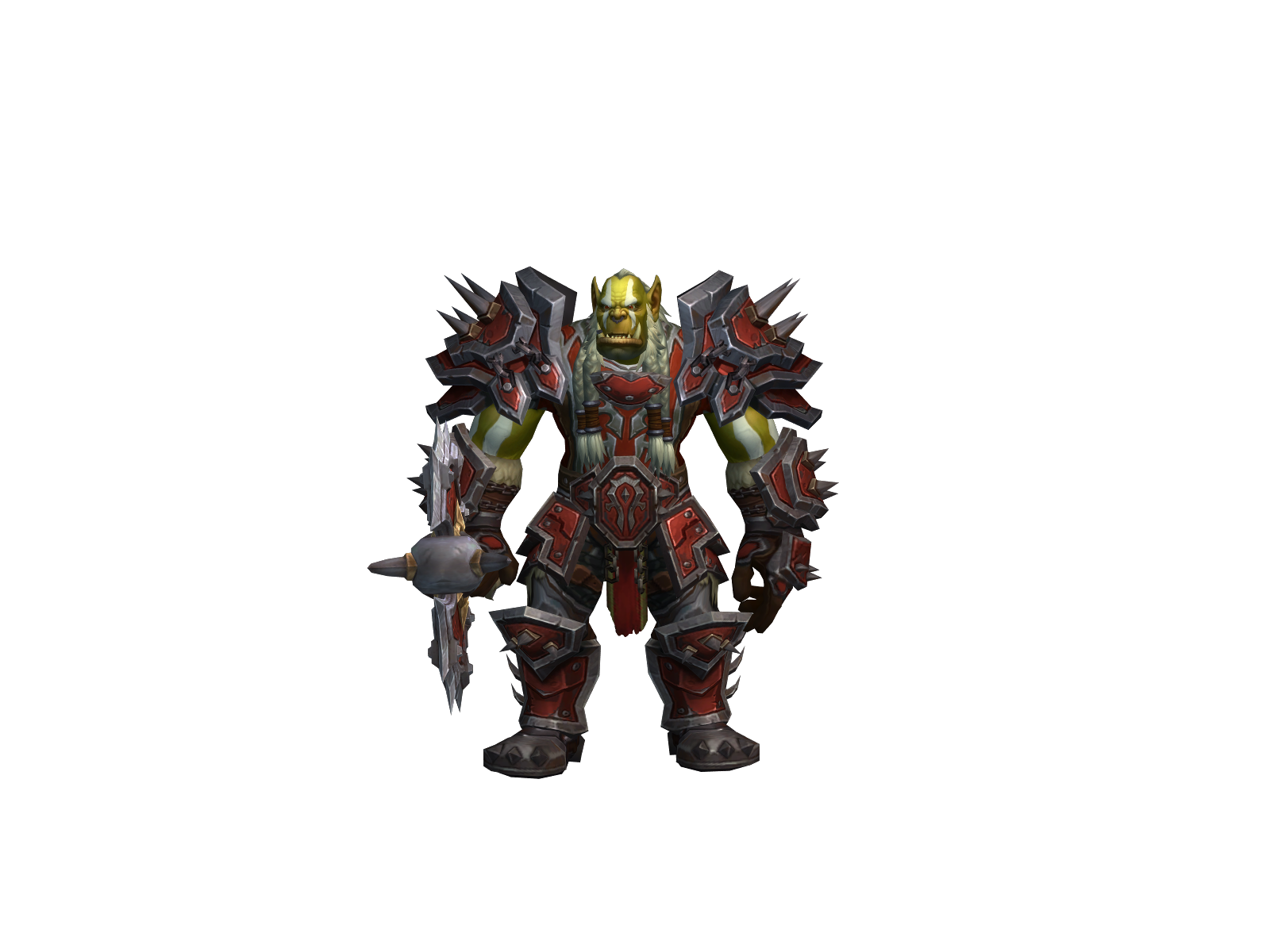 Saurfangi 3D character render