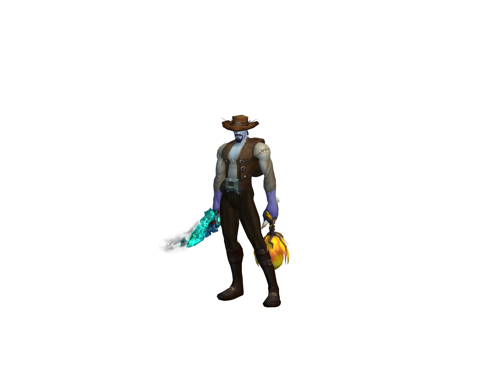 hups 3D character render