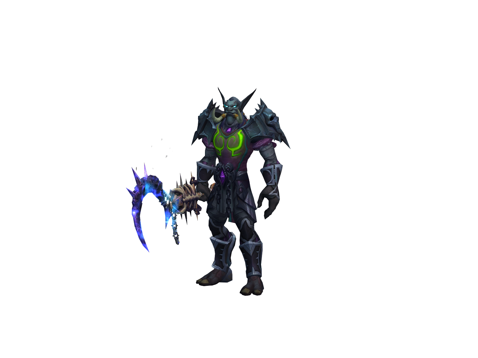 Akkehex 3D character render
