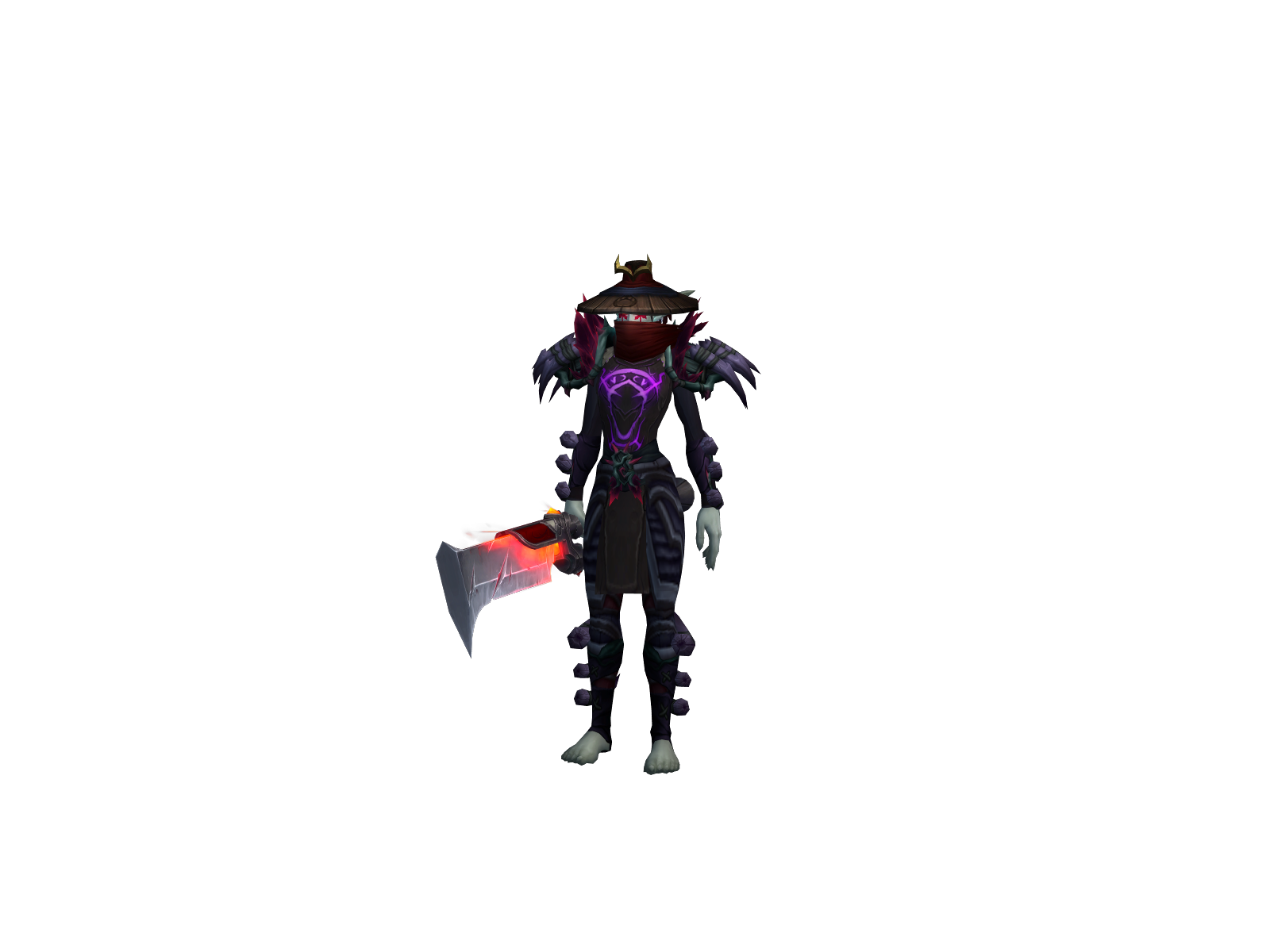 Kuemonk 3D character render